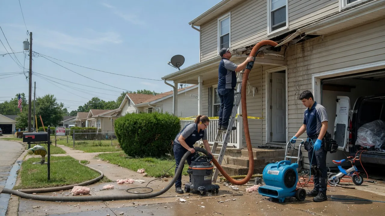 Water Damage Restoration in Three Bridges, NJ near me